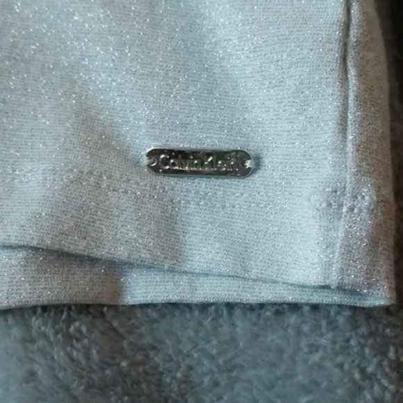 CK Sparkley Silver Long Tee-shirt - Picture 2 of 3